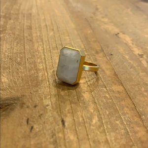 Ringly Daydream Rainbow Moonstone size 8 ring